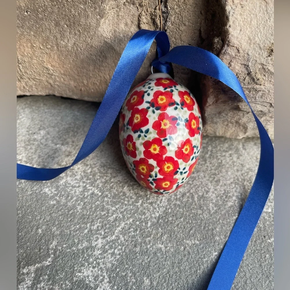 Polish Pottery-Terrain-Ceramic Easter Egg XS